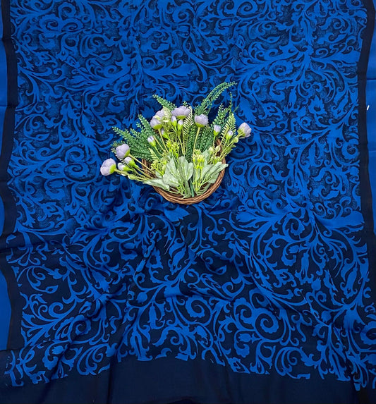 166B Crepe Blue Suit Fabric / CKC Crepe Suits