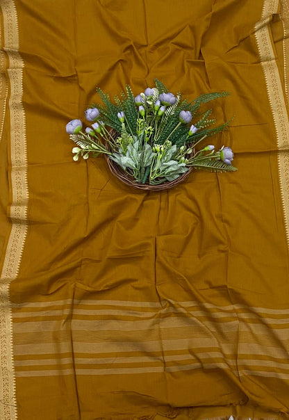 203B Cotton Mustard Color Suit Fabric / CKC Cotton Bazaar