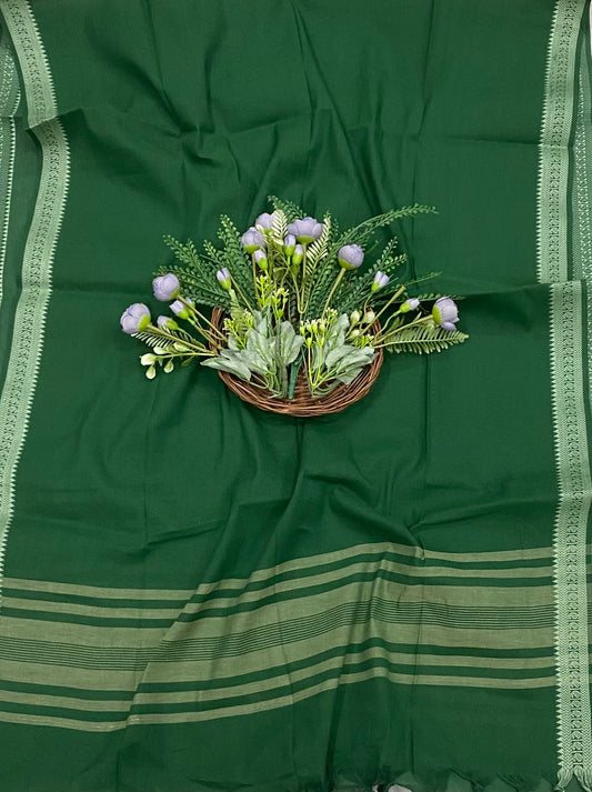 205B Cotton Green Color Suit Fabric / CKC Cotton Bazaar