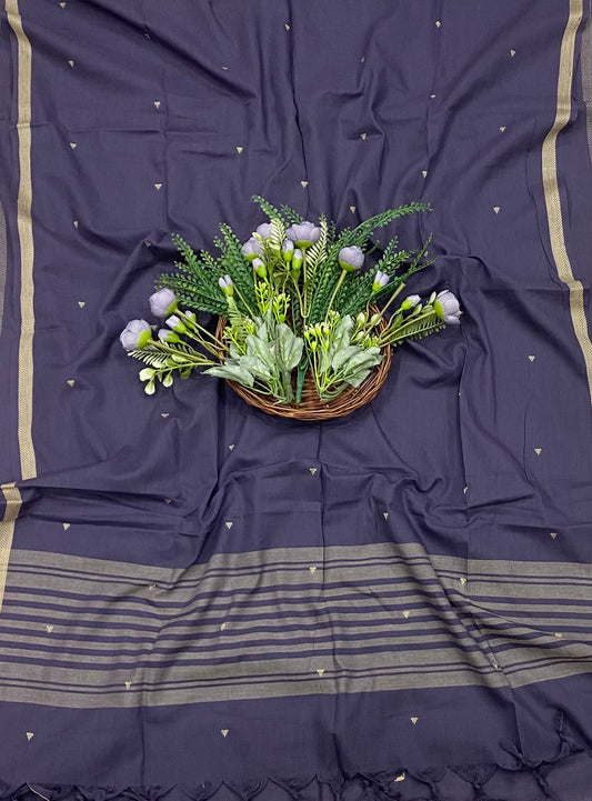 206B Cotton Steel Grey Color Suit Fabric / CKC Cotton Bazaar