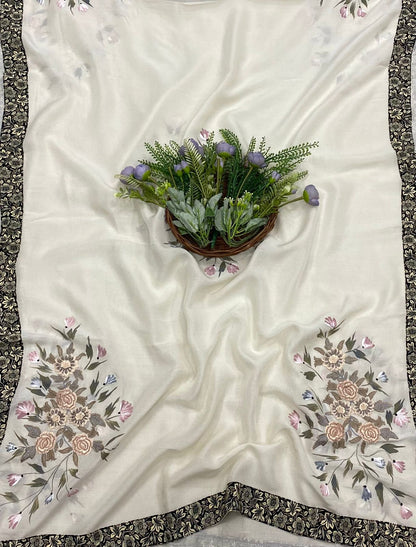 284B Cotton off White Suit Fabric/ CKC Cotton Bazaar