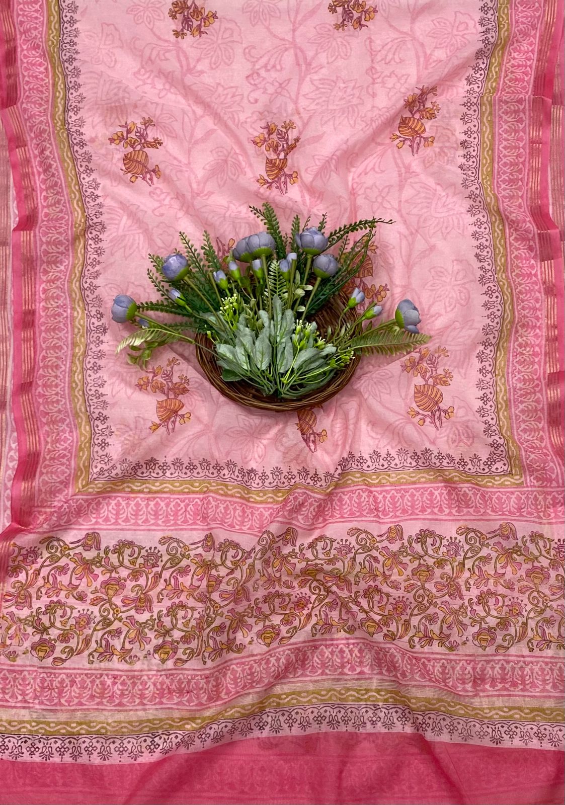 365B Cotton Light Pink suit Fabric / CKC Cotton Bazar