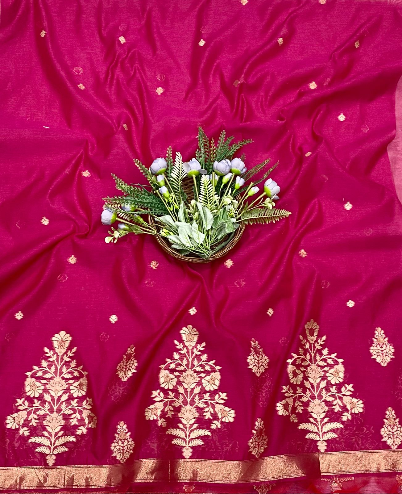 जामदानी ग्रीन सूट फैब्रिक / कॉटन बाज़ार पीटी 2