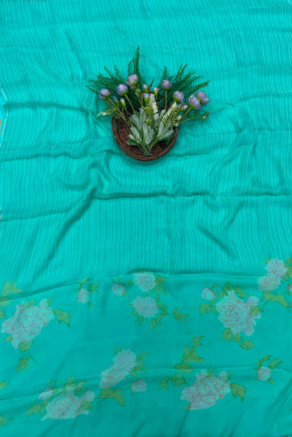 467B Chiffon Sea Green Suit Fabric / CKC Chiffon Suits