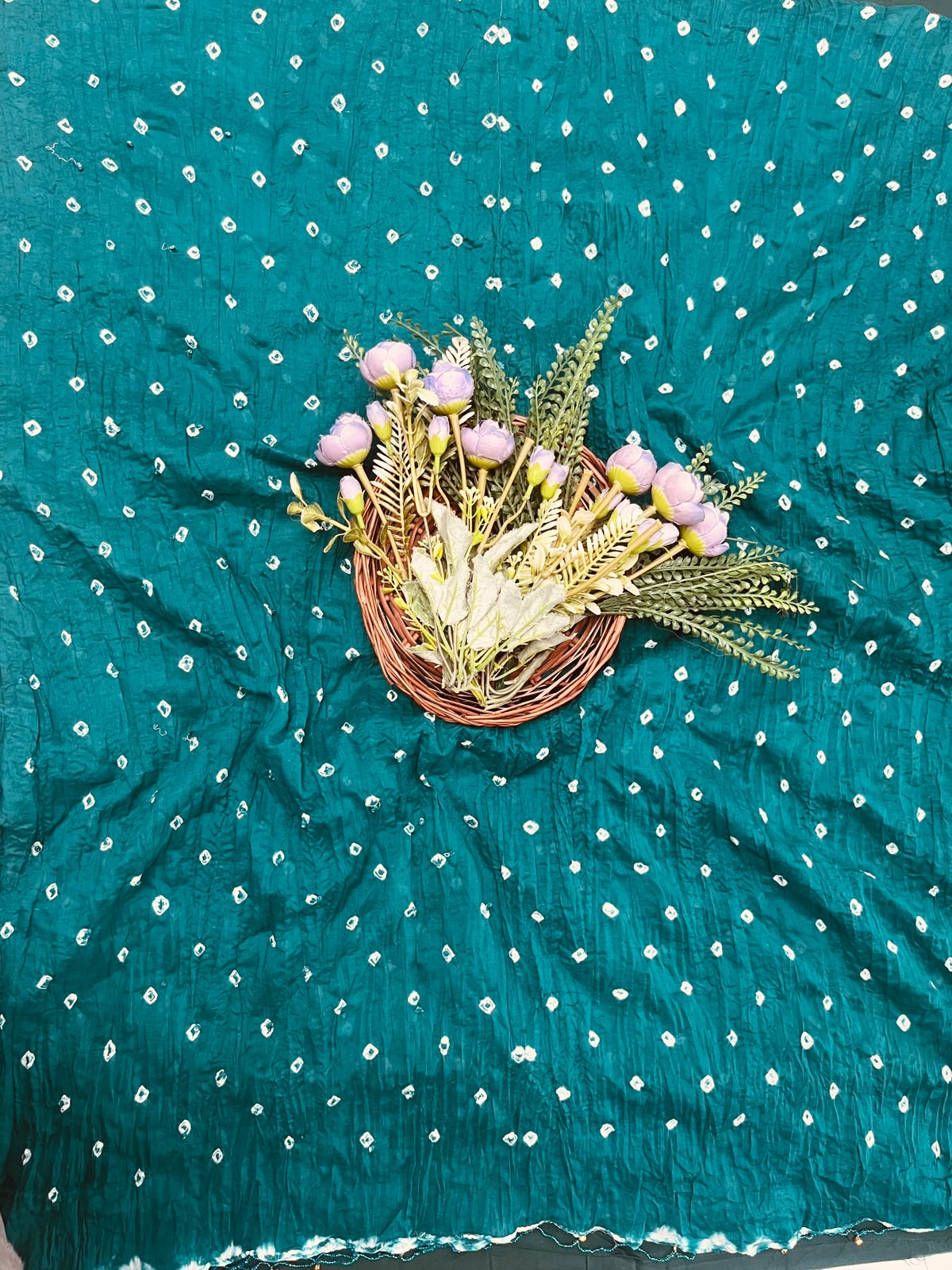 174A Jaipuri Cotton Dark Green Suit Fabric / CKC Jaipuri Suits