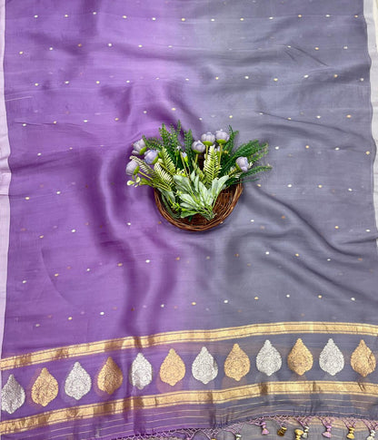 537B Organza Lavender Suits Fabric/ CKC Partywear Collection