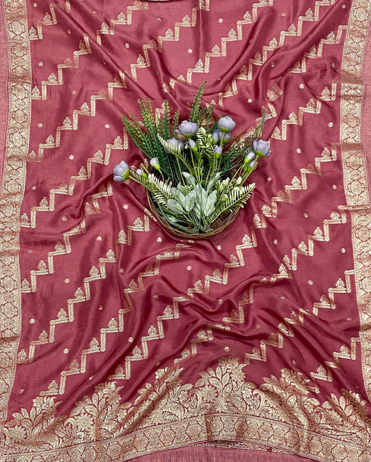 414C Dola Silk Dark Pink Suit Fabric/ CKC Partywear Collection