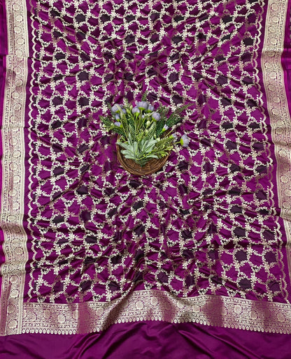 651C Banarasi Silk Purple Suit Fabric / CKC Banarasi Edit