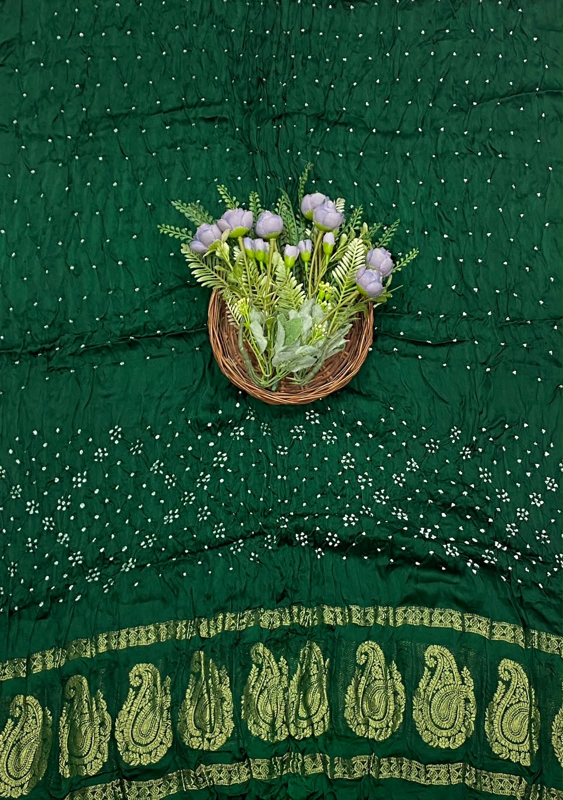 161D Pure Modal Dark Green Suit Fabric / CKC Jaipuri Suits