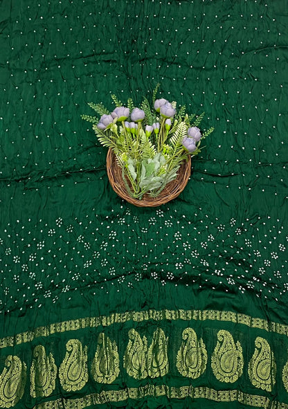161D Pure Modal Dark Green Suit Fabric / CKC Jaipuri Suits