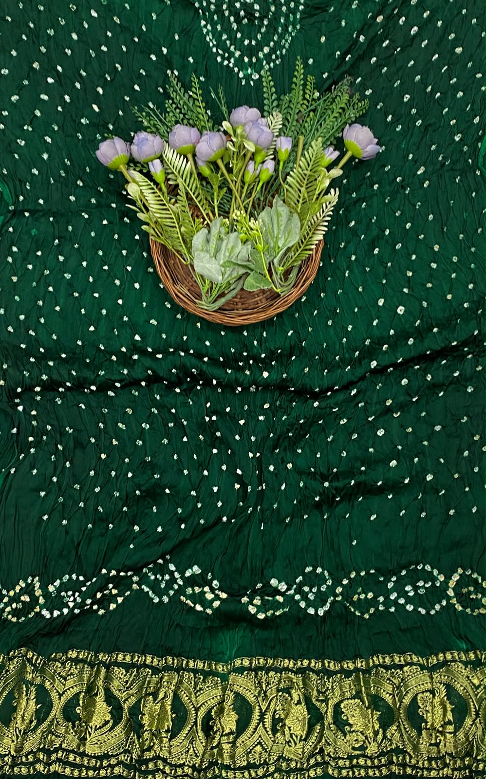 492D Pure Modal Dark Green Suit Fabric / CKC Jaipuri Suits