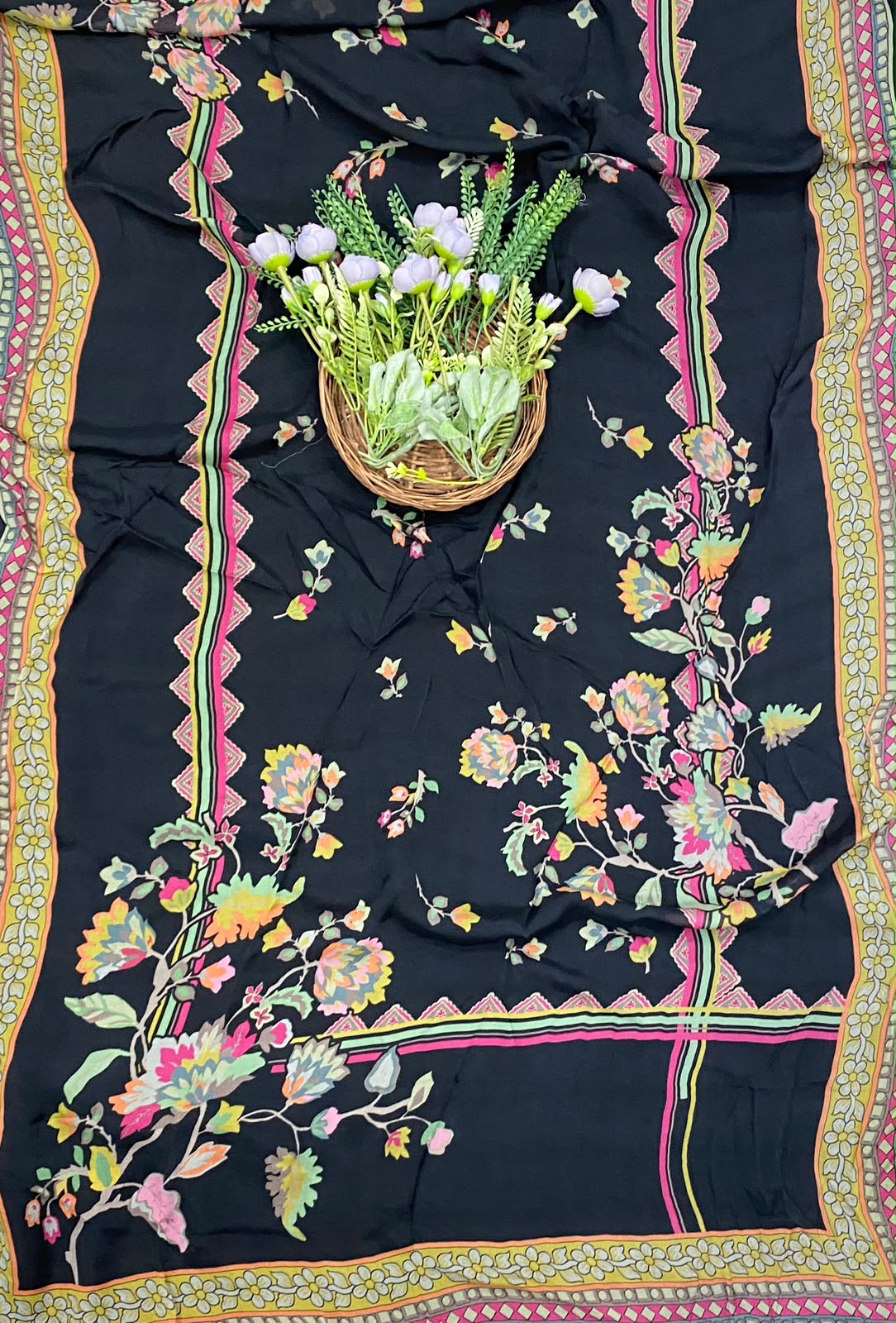 511D Crepe Jet Black Suit Fabric / CKC Crepe Suits