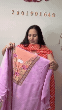 549A Crepe Lilac Suit Fabric / Crepe Suits
