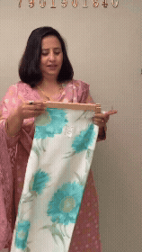 Ckc 695 Chiffon Blue Suit Fabric / CKC Chiffon Suits