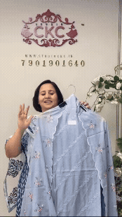 Ckc 517 Mul Cotton Dusty Grey Suit Fabric / CKC Mul Cotton
