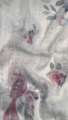 CKC 854 Kotta Doria Off White Suit Fabric/ Mal Cotton