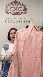 516 Mul Cotton Dusty Peach Suit Fabric / CKC Mul Cotton