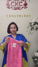 228 Chiffon Pink Suit Fabric / CKC Chiffon Suits