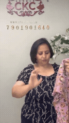 Ckc 350 Crepe Dusty Pink Suit Fabric / CKC Phoolon Ka Ghar