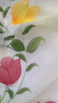 Ckc 298 Mul Chanderi Light Yellow Suit Fabric/ CKC Mul Cotton