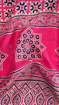 876A Dola Silk Carrot Red Suit Fabric/ CKC Partywear Collection