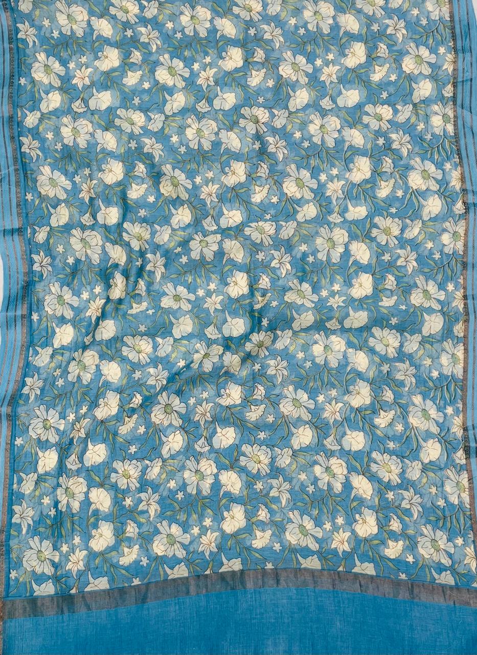 क्रेप गुलाबी सूट संग्रह / हाथ से पेंट किए गए सूट