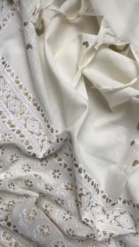 Ckc 715 Cotton White Suit Fabric / CKC Cotton Bazaar
