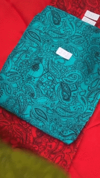 200 Georgette Green Suit Fabric / CKC Georgette Suits