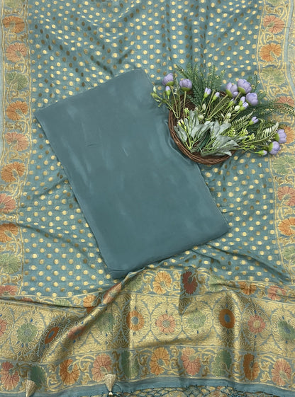 CKC 269B Crepe Green Suit Fabric / CKC Crepe Suits