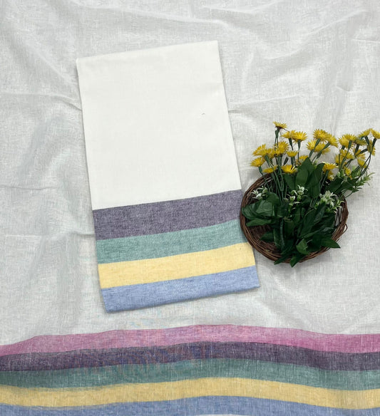 क्रेप गुलाबी सूट संग्रह / हाथ से पेंट किए गए सूट