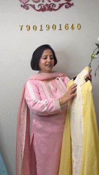 Ckc 395 Mul Cotton Light Yellow suit Fabric/ CKC Mul Cotton