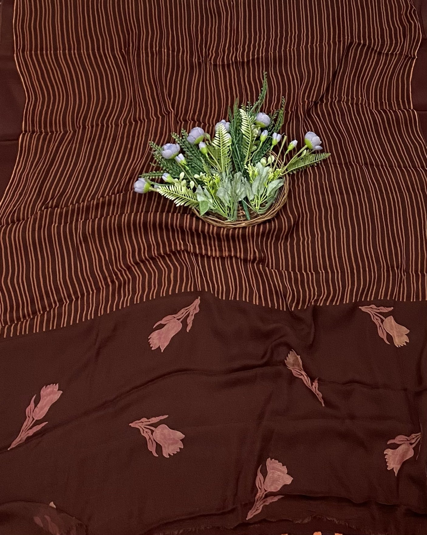 305B Crepe Brown Suit Fabric / CKC Crepe Suits