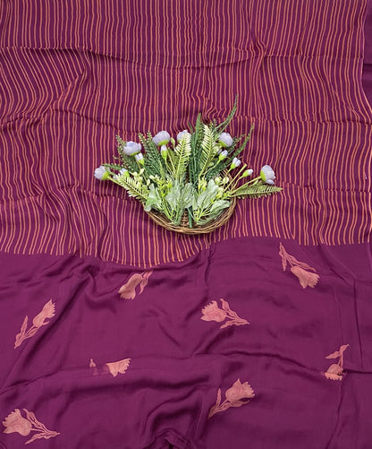 307B Crepe Wine Suit Fabric / CKC Crepe Suits